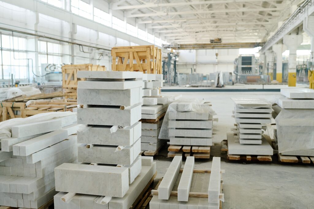 a warehouse equipped for third-party logistics